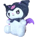 MASKOTKA KUROMI PLUSZOWA PRZYTULANKA MIĘKKI PLUSZAK DUŻY 35CM HELLO KITTY