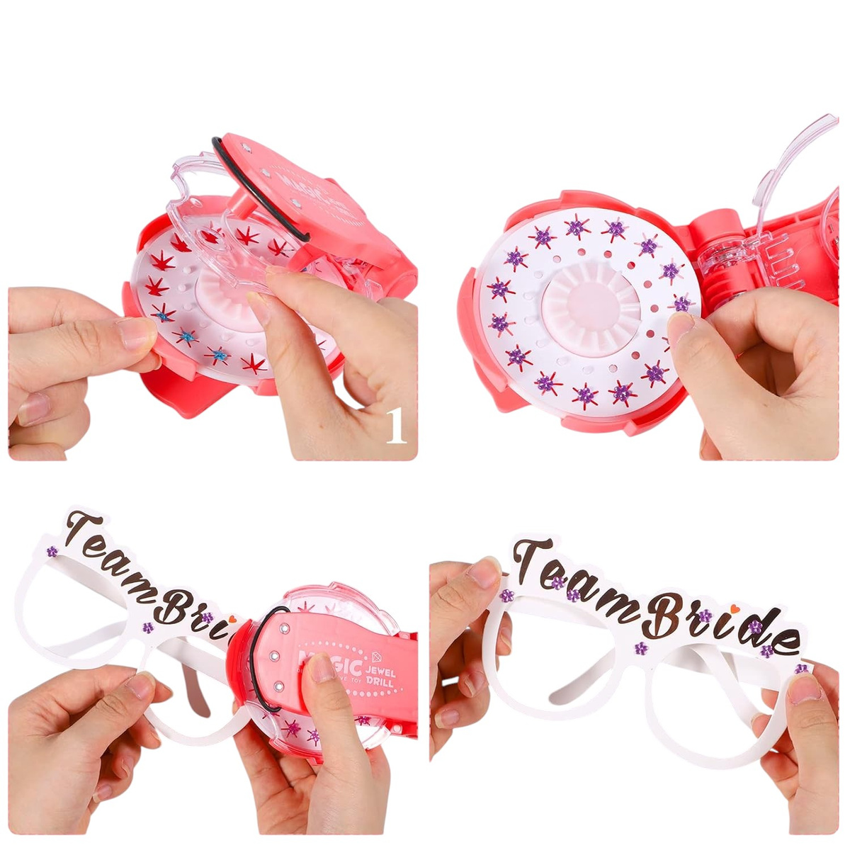 ZESTAW DO TWORZENIA DIAMENTÓW KRYSZTAŁKI OZDOBY NA UBRANIA MASZYNKA SZABLON