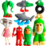 BRAINROT - Zestaw 8 figurek (SAHUR , TRALALERO , CROCODILO)