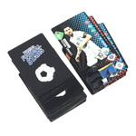 KARTY PIŁKARSKIE KOLEKCJONERSKIE DLA FANÓW FUTBOLU CZARNE 55 PIŁKA NOŻNA