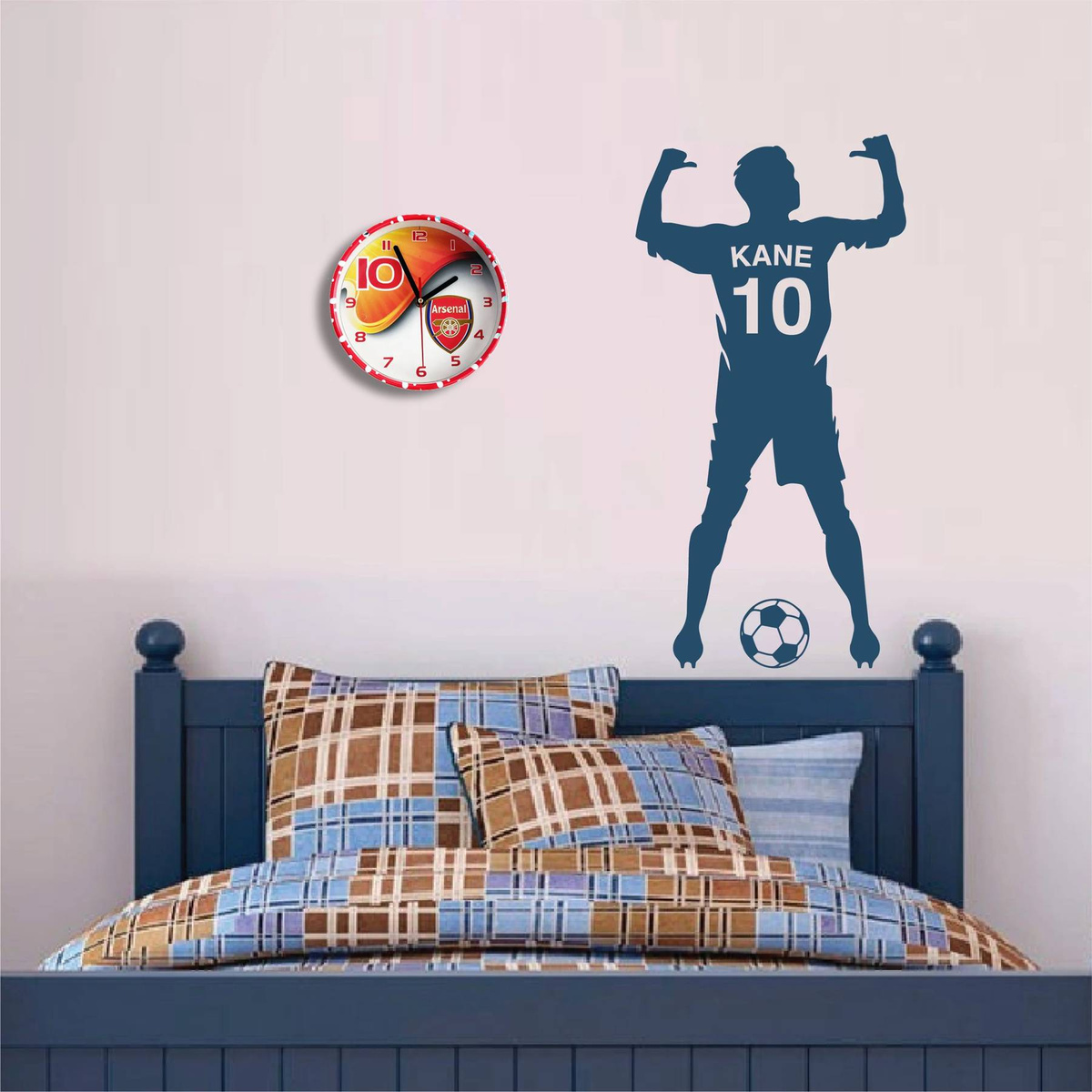 ZEGAR ŚCIENNY DLA CHŁOPCA ARSENAL FC DLA KIBICA DLA FANÓW DRUŻYNY Z LONDYNU