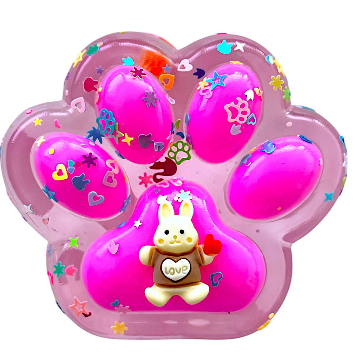 DUŻY GNIOTEK KOCIA ŁAPKA PSIA ŁAPA ZABAWKA ANTYSTRESOWA SQUISHY KOLOROWY XL