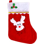 SKARPETA ŚWIĄTECZNA DEKORACYJNA NA PREZENTY KOMINEK MIKOŁAJ BOŻE NARODZENIE