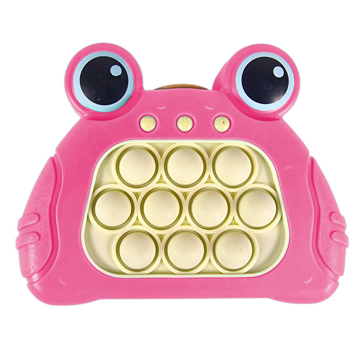 GRA ELEKTRONICZNA POP IT ZRĘCZNOŚCIOWA ANTYSTRESOWA ŻABKA POPIT KONSOLA 