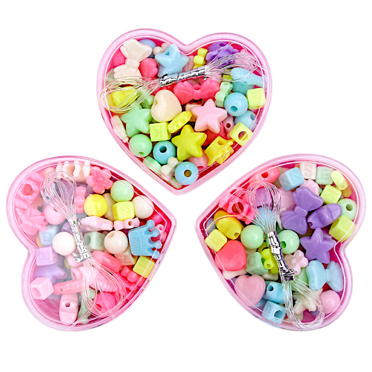 KREATYWNY ZESTAW KORALIKÓW DO TWORZENIA BRANSOLETEK OPASEK + AKCESORIA DIY