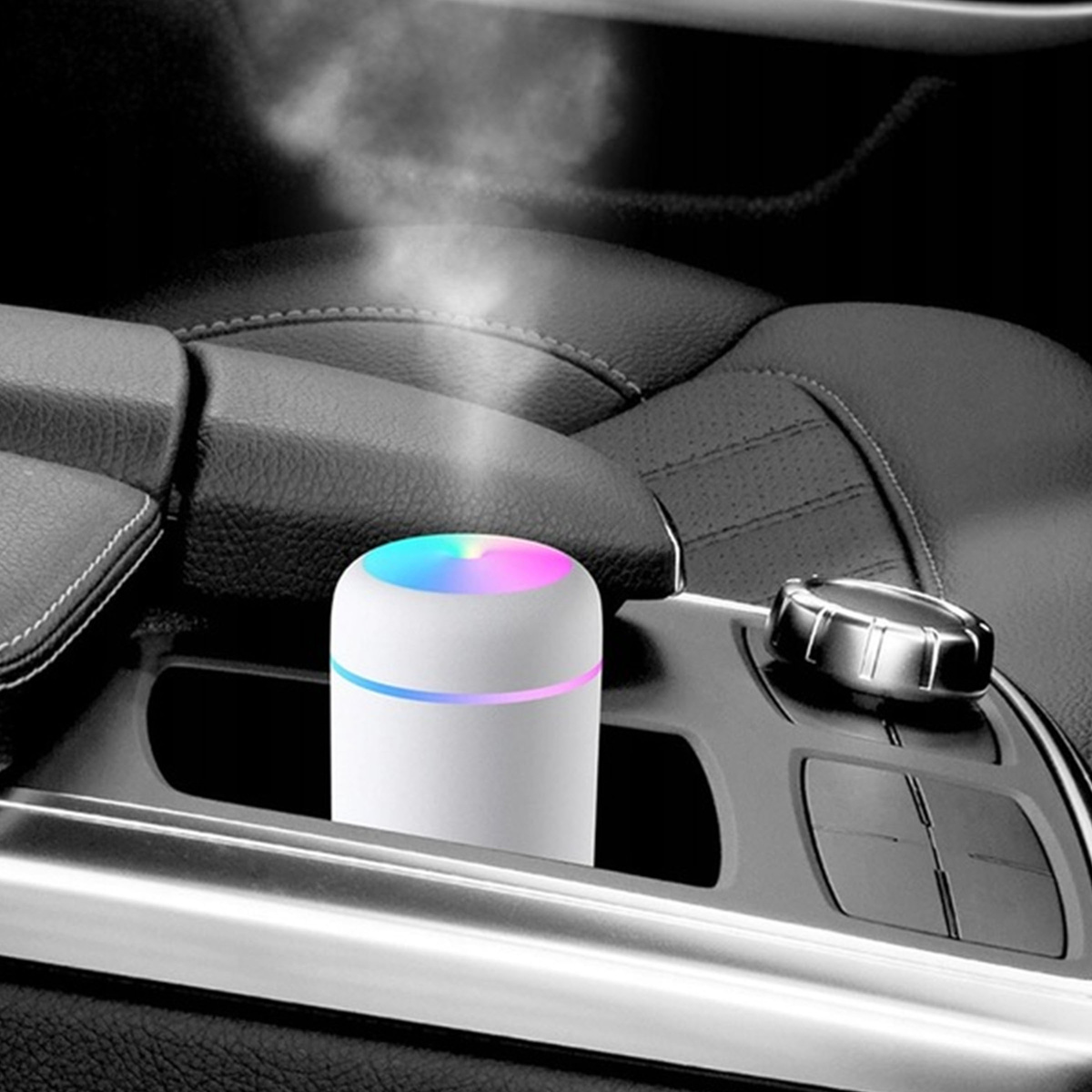 NAWILŻACZ POWIETRZA EFEKTY ŚWIETLNE DYFUZOR ZAPACHOWY LED AROMATERAPIA