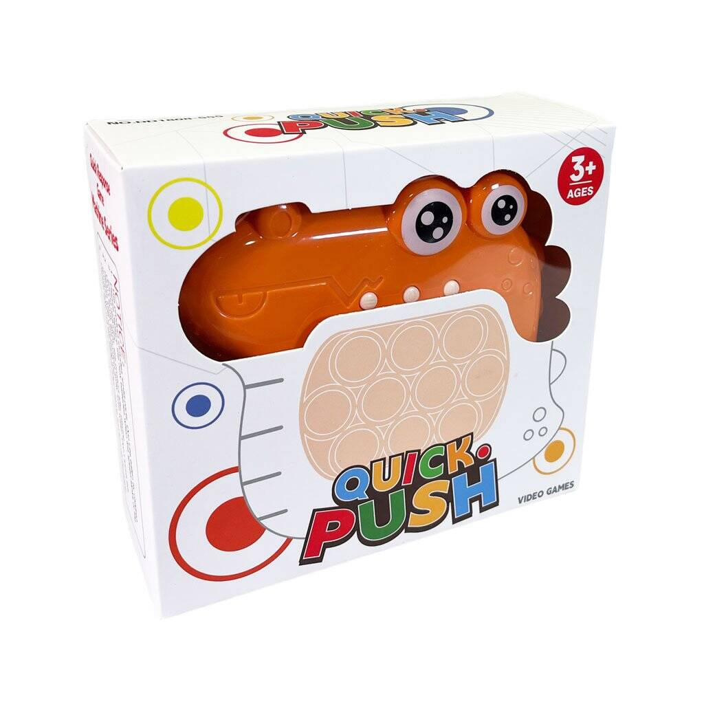 GRA QUICK PUSH POP IT KONSOLA PRZENOŚNA GIERKA ZRĘCZNOŚCIOWA DLA DZIECI 