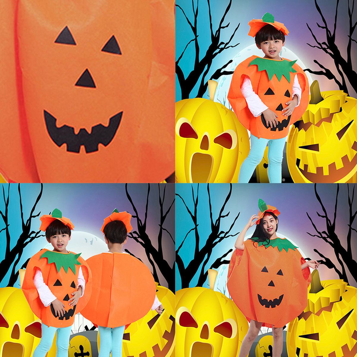 Strój na Halloween Dynia + Torebka