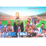 KOSTKA LOGICZNA DO UKŁADANIA 3x3x3 UKŁADANKA EDUKACYJNA Z PIŁKARZAMI 