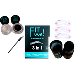 FIT WE  ZESTAW DO STYLIZACJI BRWI STEMPEL POMADA MYDEŁKO  3W1 CZARNY