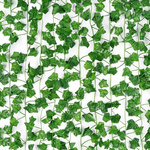 SZTUCZNY BLUSZCZ ROŚLINA WISZĄCA NA ŚCIANĘ BALKON SZTUCZNE LIŚCIE 25M 12SZT