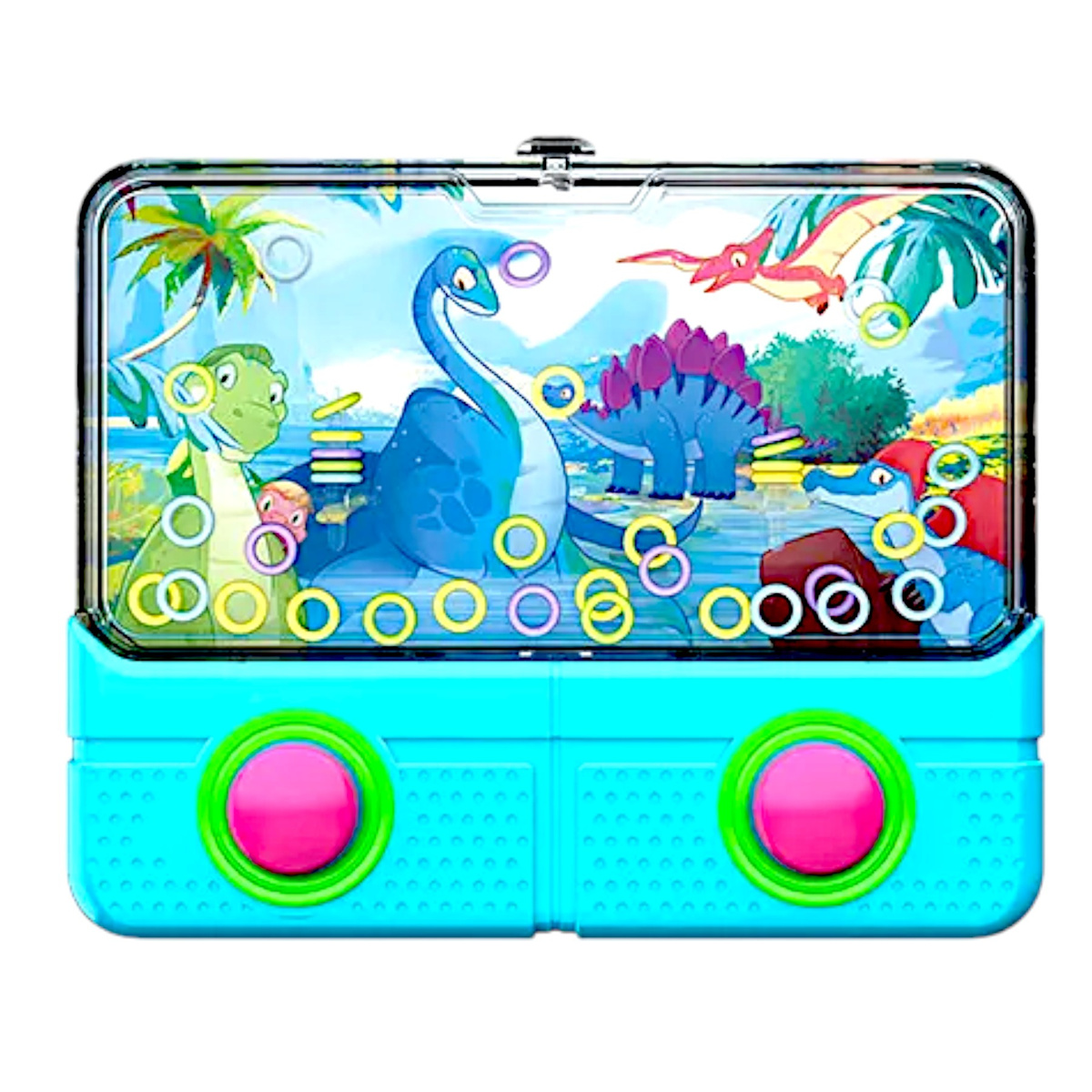 GRA ZRĘCZNOŚCIOWA DLA DZIECI GIERKA WODNA KONSOLA PAD DINOZAURY WATER GAME 