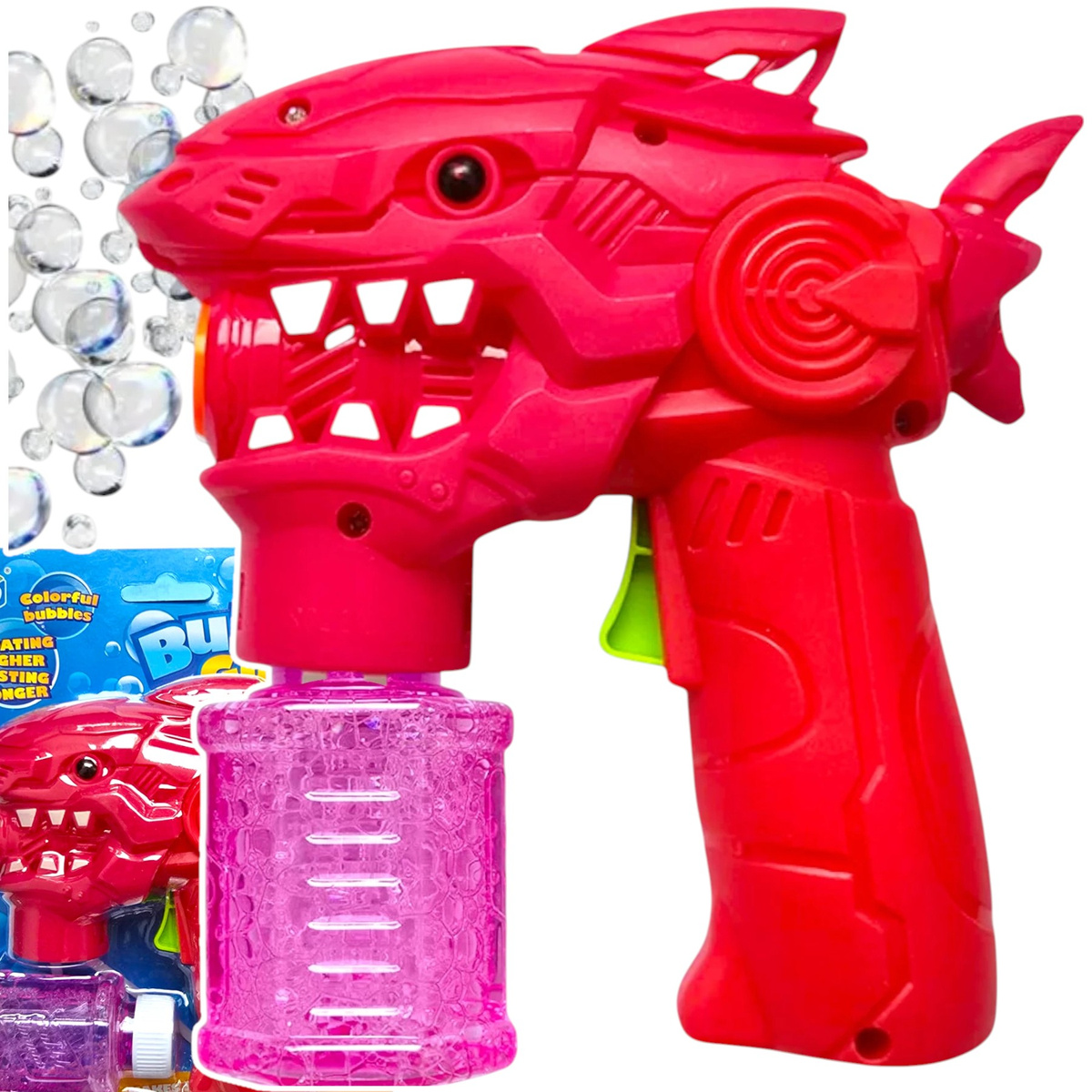 PISTOLET DO BANIEK MYDLANYCH MASZYNKA WYRZUTNIA BAŃKI MYDLANE REKIN PŁYN