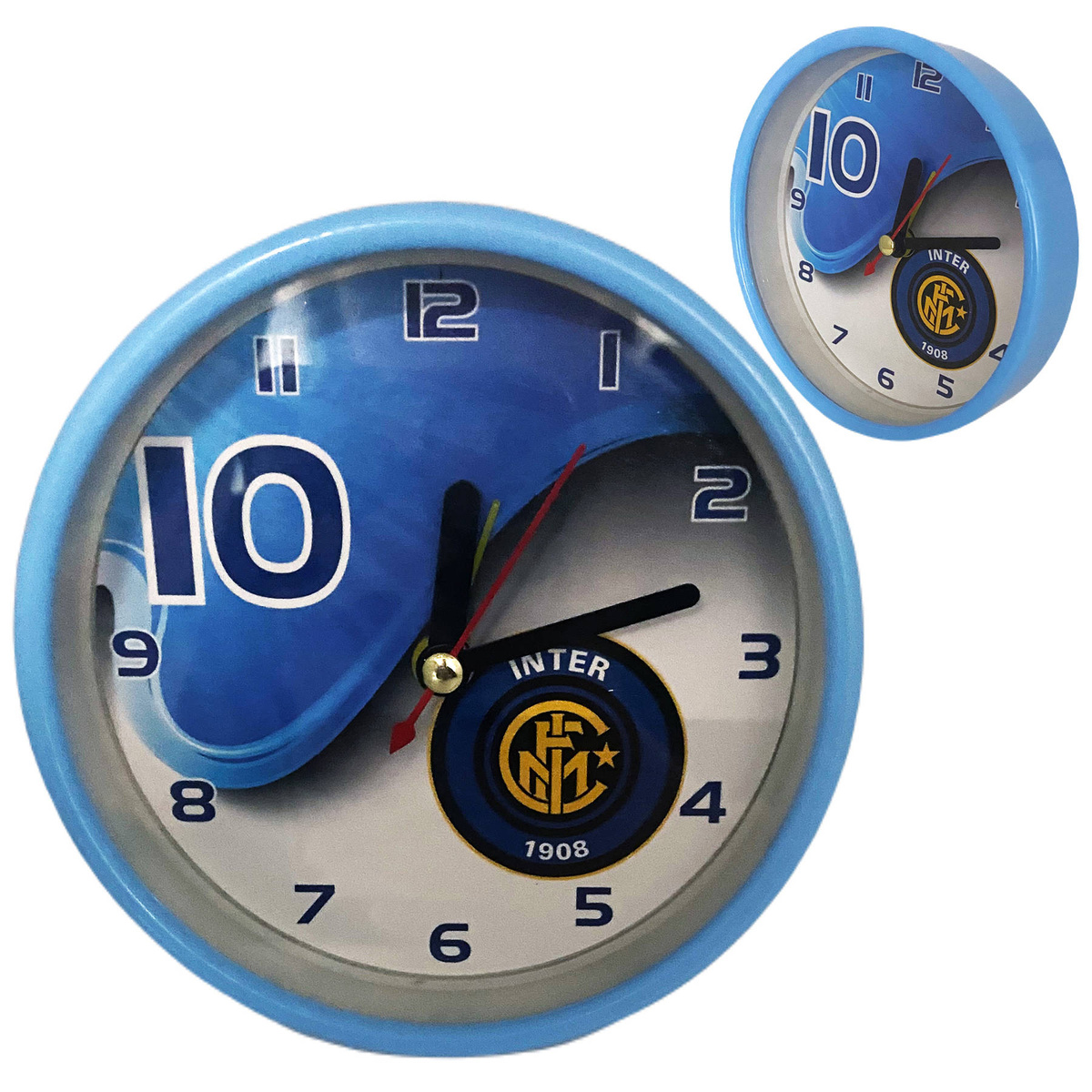 ZEGAREK KIBICA BUDZIK INTER MEDIOLAN DLA KIBICÓW FANÓW DRUŻYNY Z MEDIOLANU