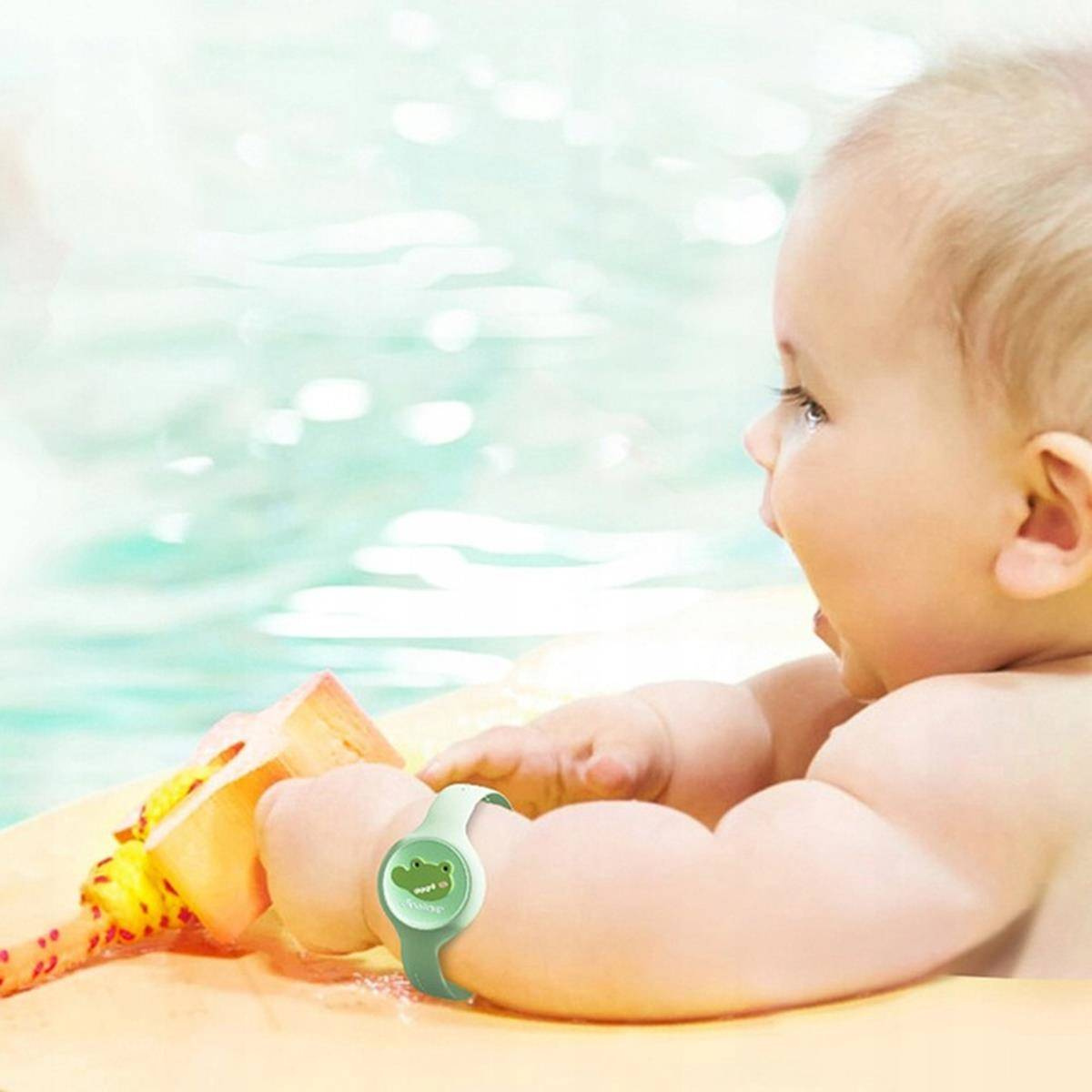 ZEGAREK DLA DZIECI NA KOMARY LED OPASKA SILIKON  PRZECIW KOMAROM ZAPACHOWY