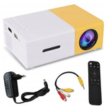 PRZENOŚNY MINI RZUTNIK PROJEKTOR LED FULL HD PRO KINO W DOMU FILMY BAJKI