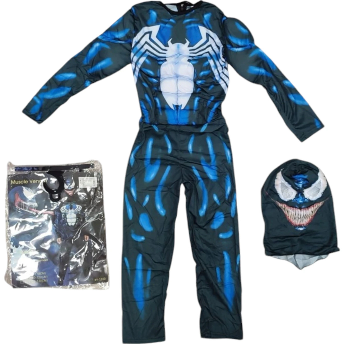 STRÓJ DLA CHŁOPCA VENOM AVENGERS KOSTIUM NA BAL PRZEBRANIE NA IMPREZĘ - L