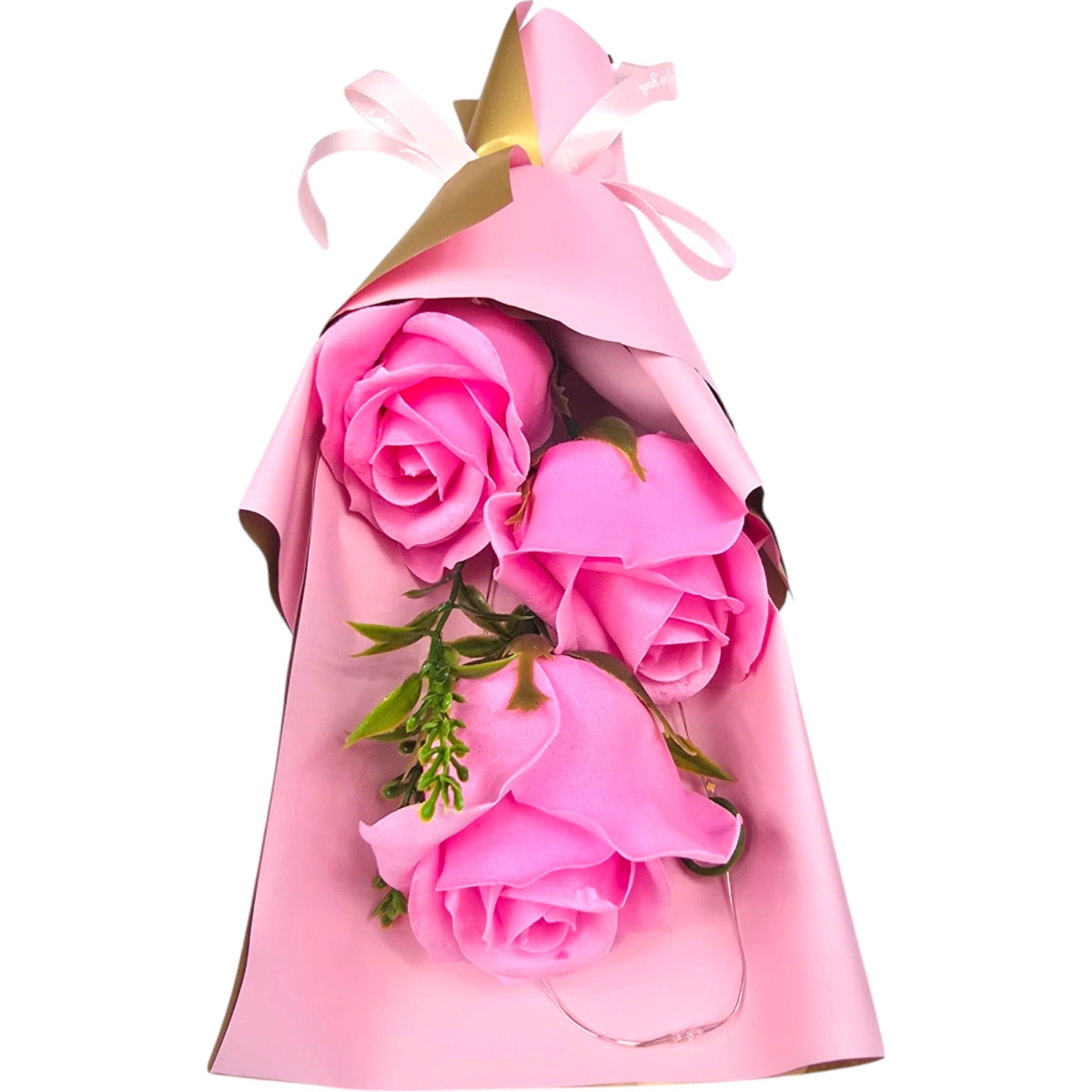 WIECZNA RÓŻA LED - BUKIET W PUDEŁKU ZESTAW PREZENTOWY NA DZIEŃ KOBIET