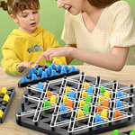 TRIGGLE STRATEGICZNA GRA PLANSZOWA TRÓJKĄTY GUMKI 3D GRA ŁAMIGŁOWKA PIONKI