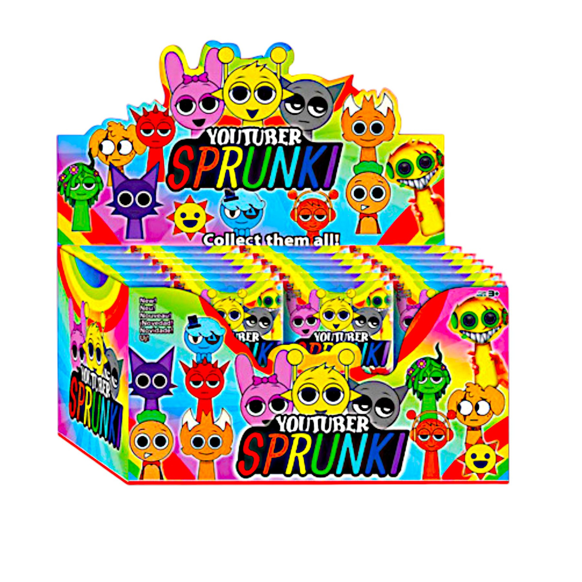 SPRUNKI - SASZETKA NIESPODZIANKA FIGURKA +  KARTA KOLEKCJONERSKA SPRUNKI