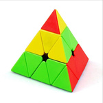 KOSTKA MoYU PIRAMIDA TRÓJKĄT LOGICZNA UKŁADANKA WYREGULOWANA ZABAWKA EDU