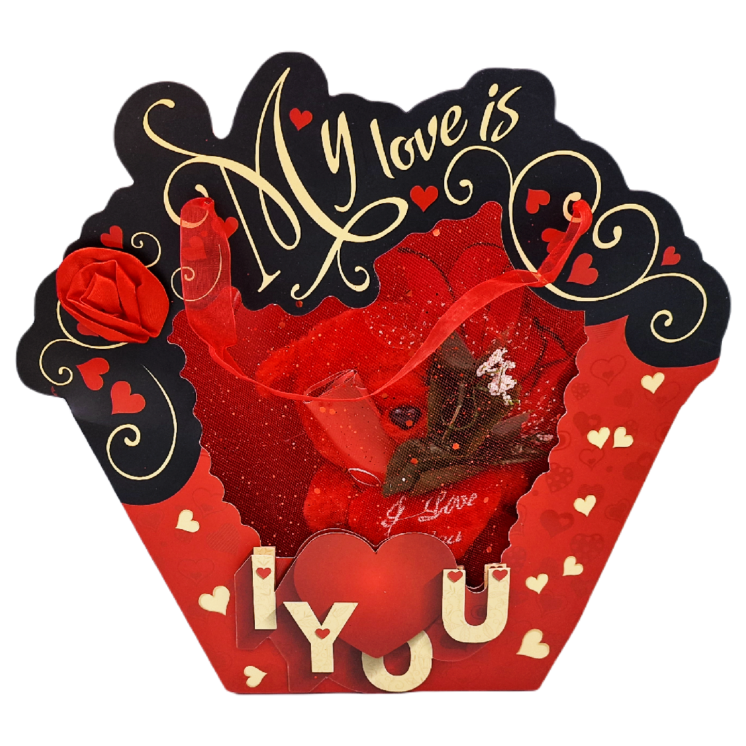 ZESTAW 4w1 PREZENT DLA ZAKOCHANYCH GIFTBOX DLA UKOCHANEJ NA WALENTYNKI MIŚ