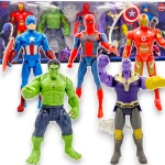 AVENGERS DUŻY ZESTAW FIGURKI TANOS SPIDERMAN HULK IRON FIGURKA DUŻA 5w1