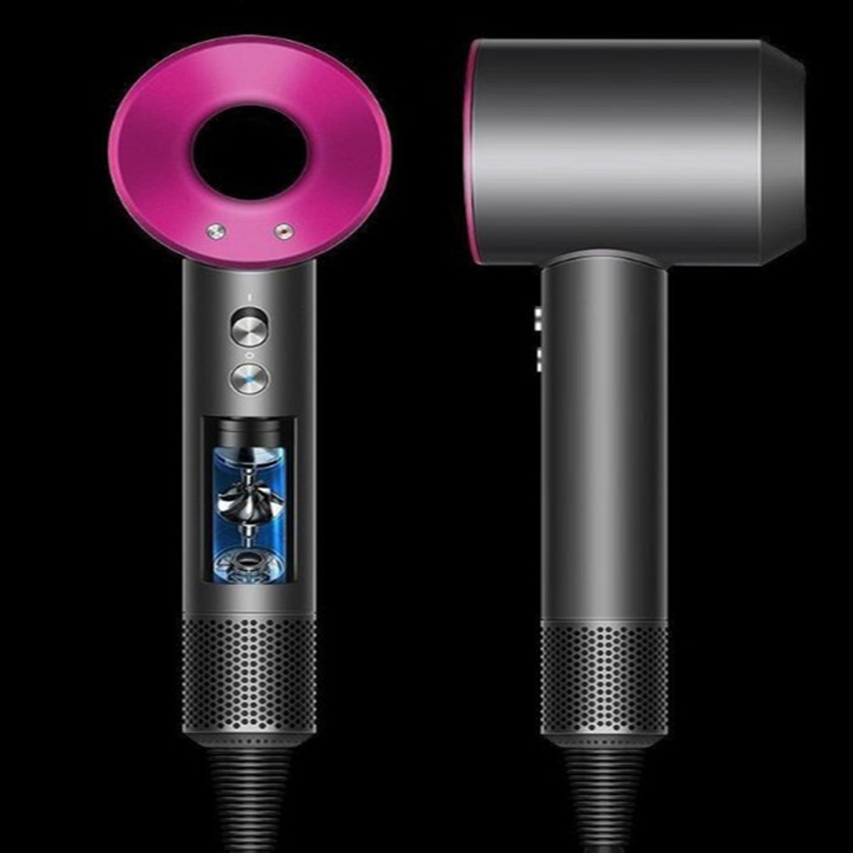 PROFESJONALNA SUSZARKA DO WŁOSÓW DRYER 1600W ULTRA JONIZACJA + KOŃCÓWKA