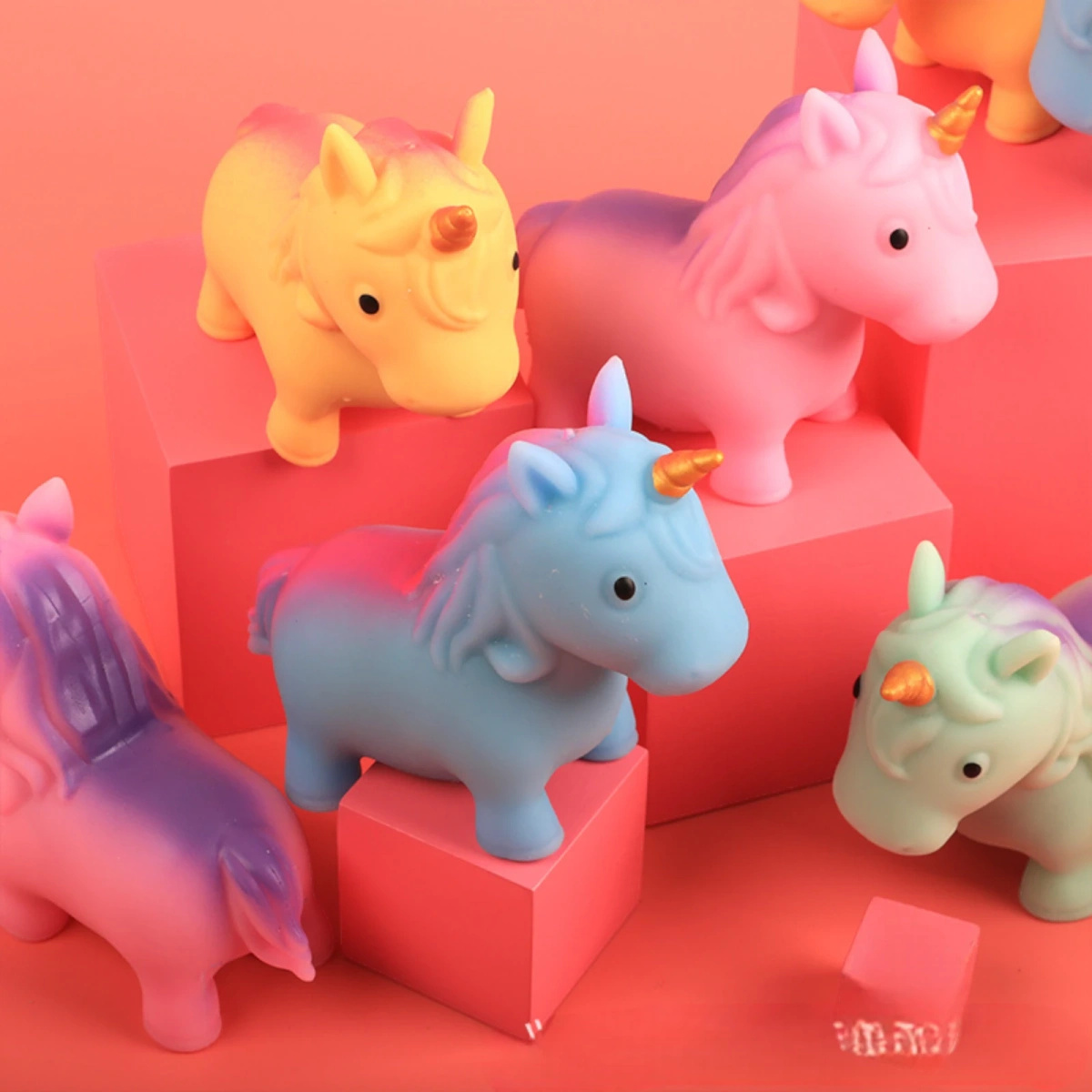 GNIOTEK ANTYSTRESOWY JEDNOROŻEC ZABAWKA SENSORYCZNA ANTYSTRESOWA FIDGET