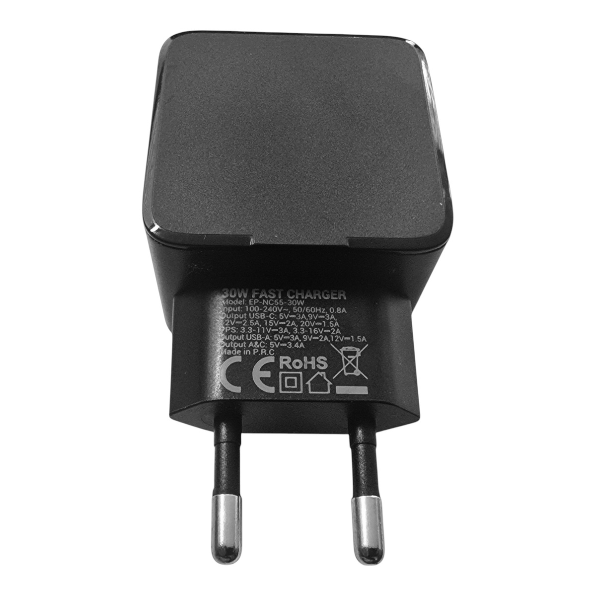 SZYBKA ŁADOWARKA SIECIOWA 30W DO TELEFONU 2xUSB QUICK CHARGE ZESTAW KABEL 