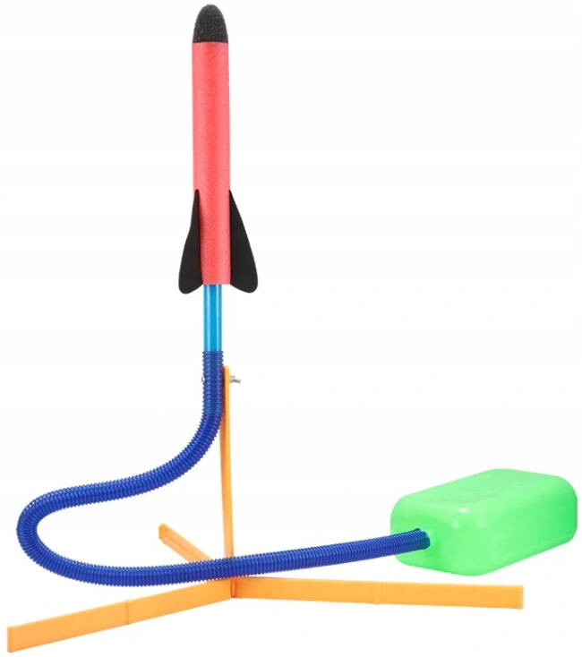 WYRZUTNIA RAKIET PIANKOWYCH POWER ROCKET LAUNCHER 3 RAKIETY PIANKOWE EVA