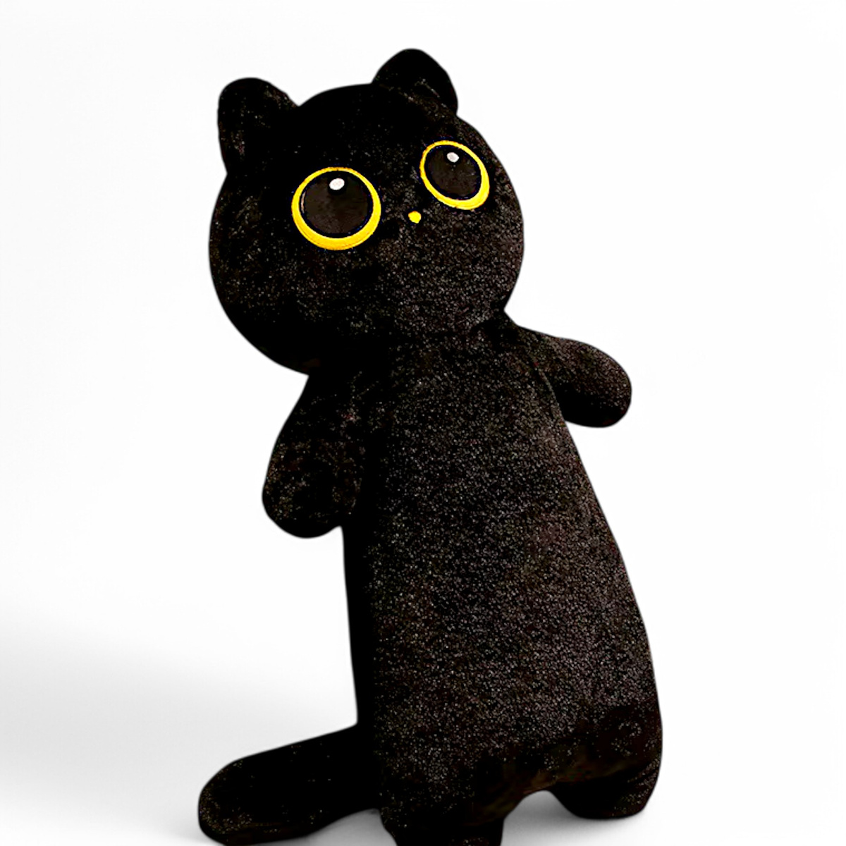 PLUSZOWA MASKTOKA KOT DŁUGA PODUSZKA KOT Z WIELKIMI OCZAMI PLUSZAK 70cm 