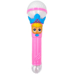 MIKROFON GRAJĄCY KSIĘŻNICZKA ŚPIEWA GRA ŚWIECI DO ŚPIEWANIA ZABAWKA 