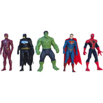 FIGURKI AVENGERS DUŻY ZESTAW 5w1 FIGURKA SPIDERMAN BATMAN HULK SUPERMAN