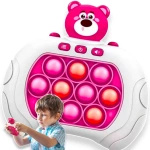 GRA POP IT FAST PUSH ANTYSTRESOWA ZRĘCZNOŚCIOWA BĄBELKI ELEKTRYCZNA KONSOLA