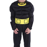 BATMAN Strój Dla Chłopca Kostium wersja Deluxe 116-122 + Maska