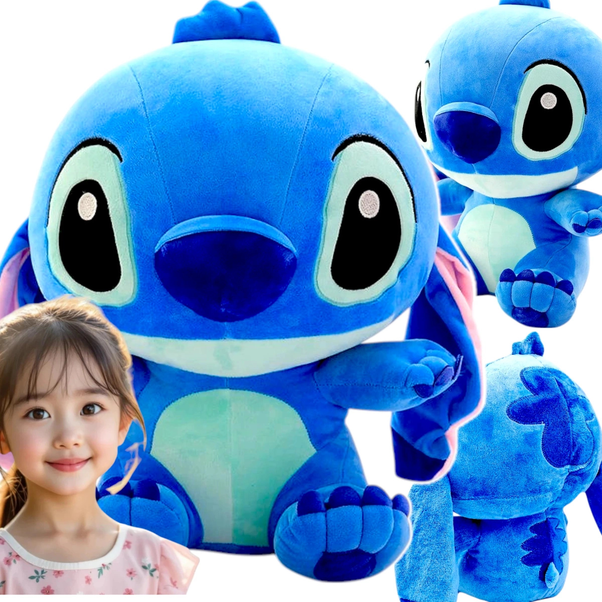 DUŻA MASKOTKA LILLO I STITCH MIĘKKA PRZYTULANKA Z BAJKI 25 CM STICH PLUSZAK