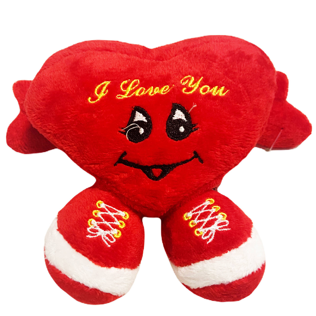 PLUSZOWE SERCE MASKOTKA W KSZTAŁCIE SERCA PRZYTULANKA I LOVE YOU NA PREZENT