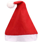 CZAPKA MIKOŁAJA Z POMPONEM NA ŚWIĘTA PREZENT MIŁA IDEALNY DODATEK DO STROJU