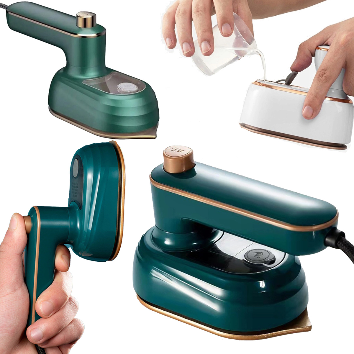 MINI ŻELAZKO TURYSTYCZNA PRZENOŚNE SKŁADANE PODRÓŻNE BARDZO LEKKIE  