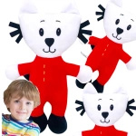 KICIA KOCIA - PLUSZOWA MASKOTKA NUNUŚ 27cm PRZYTULANKA PLUSZOWY KOT Z BAJKI