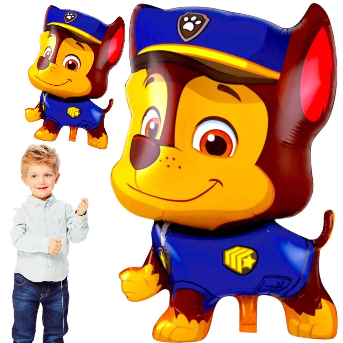 BALON FOLIOWY URODZINOWY 68cm PSI PATROL PIESEK CHASE NA URODZINY DZIECKA