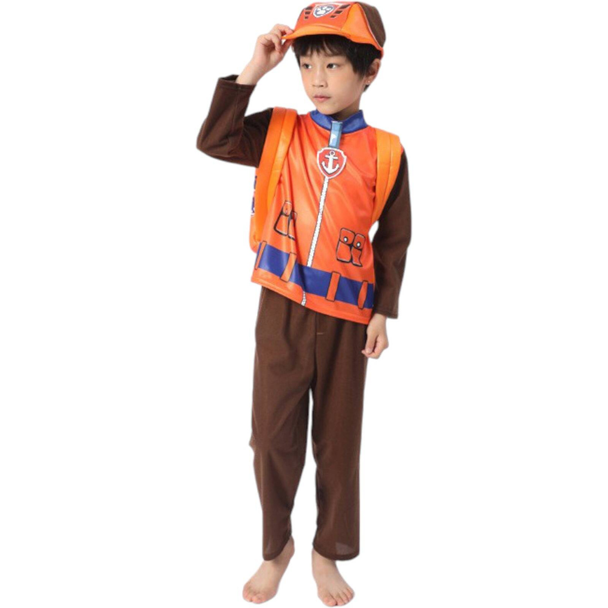 STRÓJ PSI PATROL ZUMA KOSTIUM PRZEBRANIE CZAPKA ROZMIAR L 116-122 NA BAL