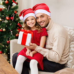 CZAPKA MIKOŁAJA Z POMPONEM NA ŚWIĘTA PREZENT MIŁA IDEALNY DODATEK DO STROJU