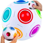 FIDGET MAGICZNA PIŁKA ANTYSTRESOWA KULKA KOLOROWA GNIOTEK SENSORYCZNY 