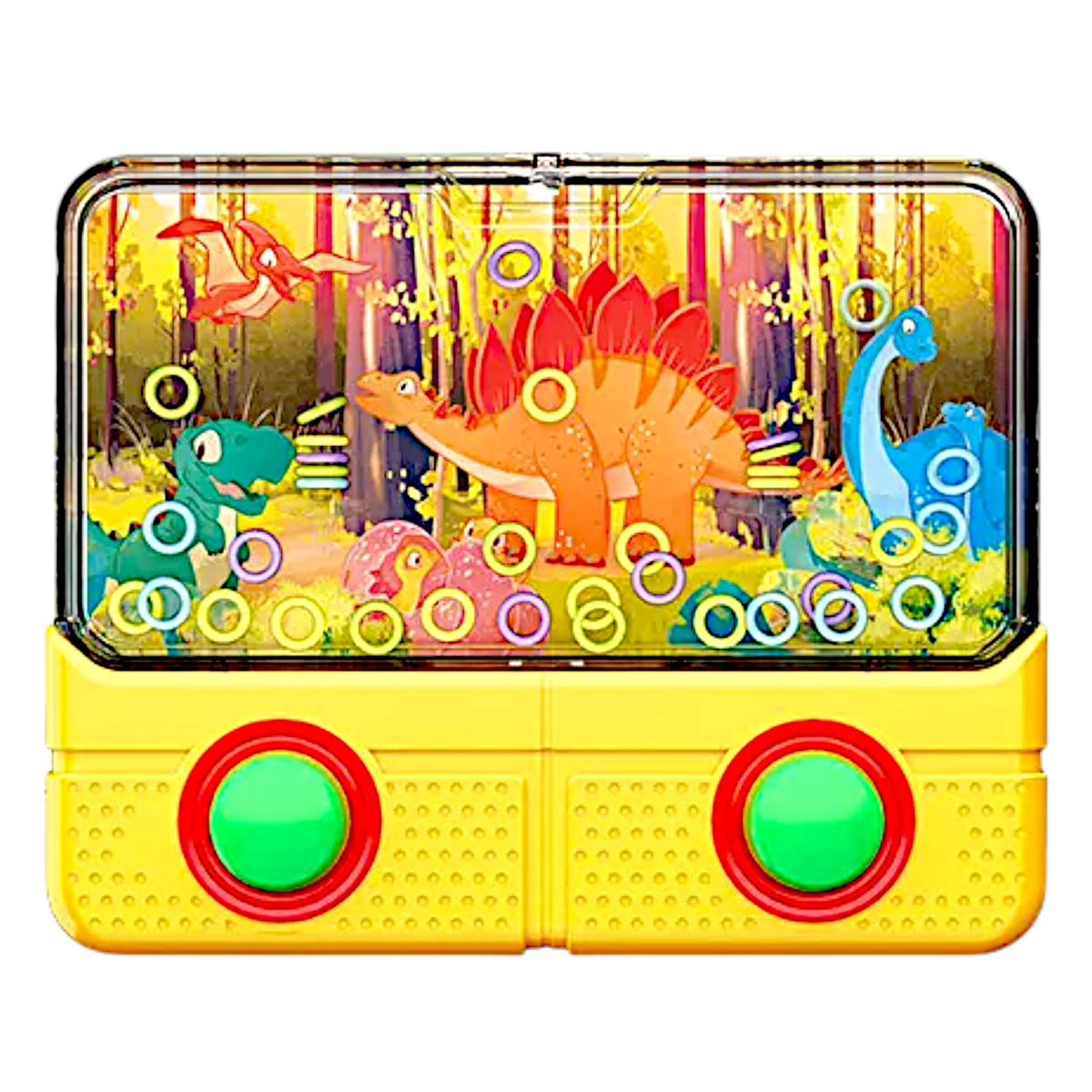 GRA ZRĘCZNOŚCIOWA DLA DZIECI GIERKA WODNA KONSOLA PAD DINOZAURY WATER GAME 