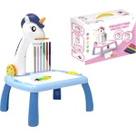 MAGICZNY STOLIK DO RYSOWANIA Z PROJEKTOREM TABLICA DUŻA ŚWIECI STÓŁ BIURKO