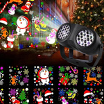 PODWOJNY PROJEKTOR LASEROWY RZUTNIK NA DOM LED WYŚWIETLA ŚWIĄTECZNE OBRAZY