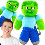 MINECRAFT PLUSZOWA MASKOTKA ZOMBIE STEVE ZOMBI POSTAĆ Z GRY PRZYTULANKA