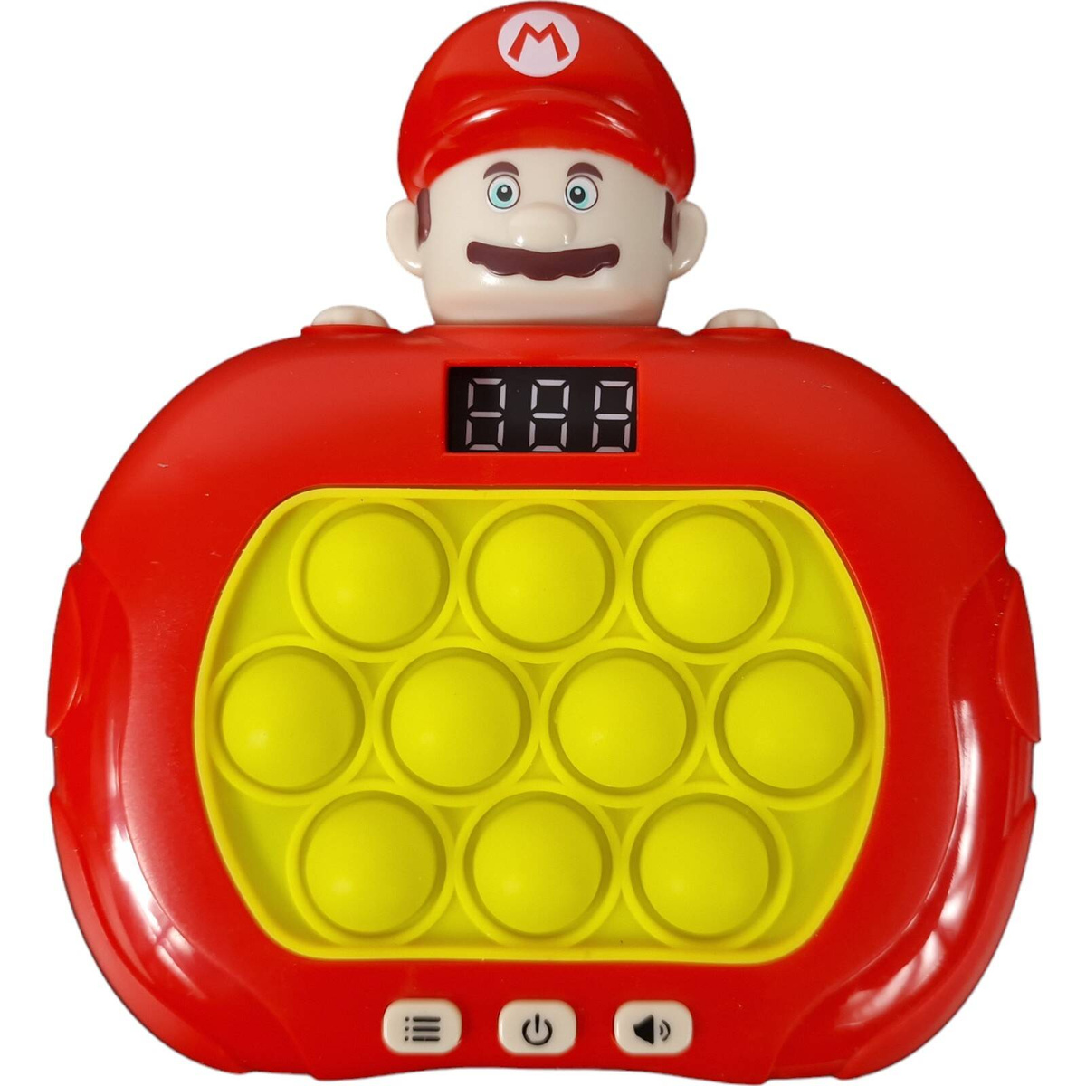 KONSOLA POP IT SUPER MARIO GRA ELEKTRONICZNA ANTYSTRESOWA 999 POZIOMÓW LCD